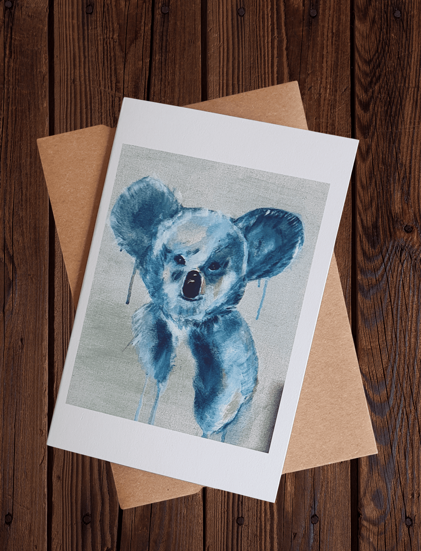 Koala Note Card By Amelia Oates