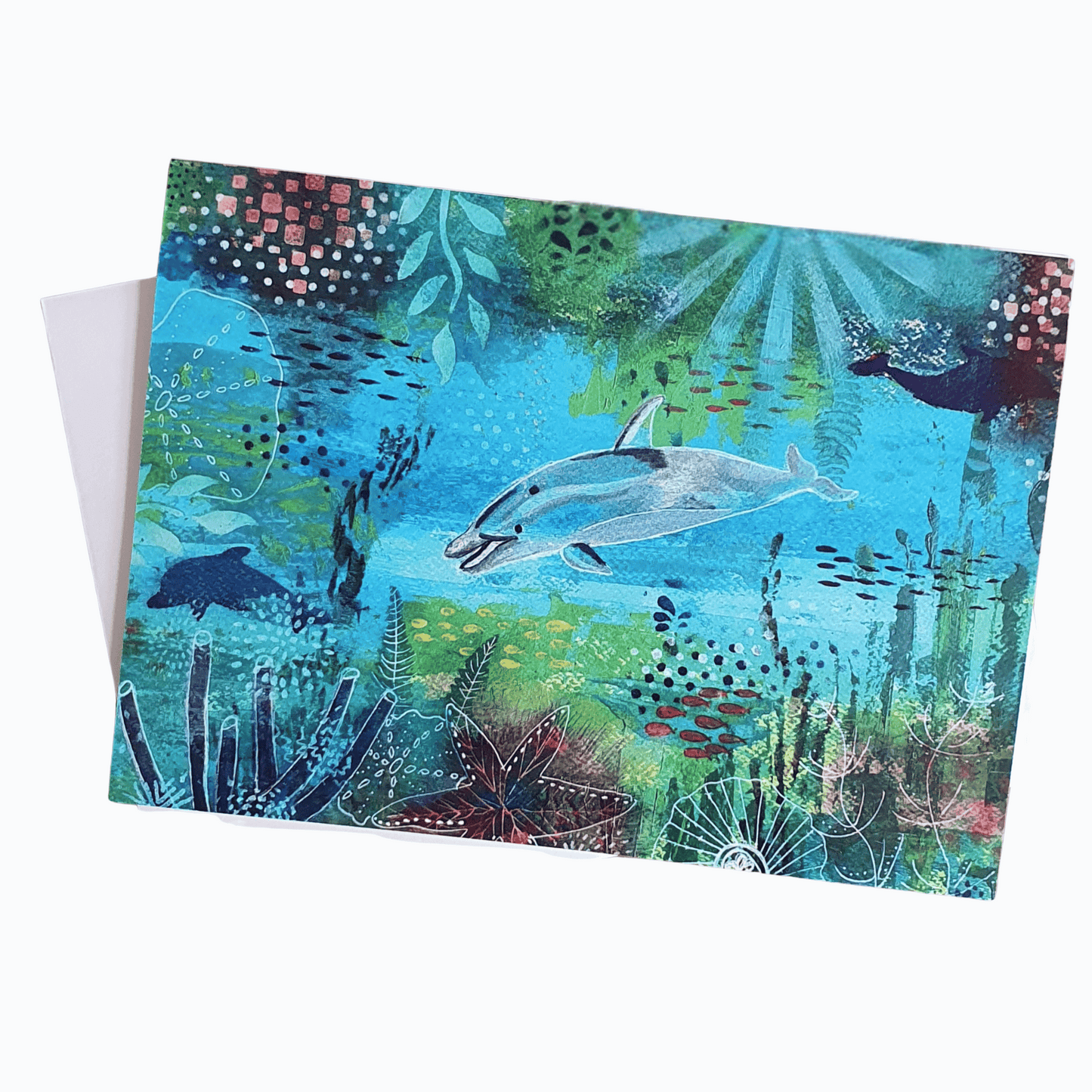 Ocean Art Note Card By Andrea Compton