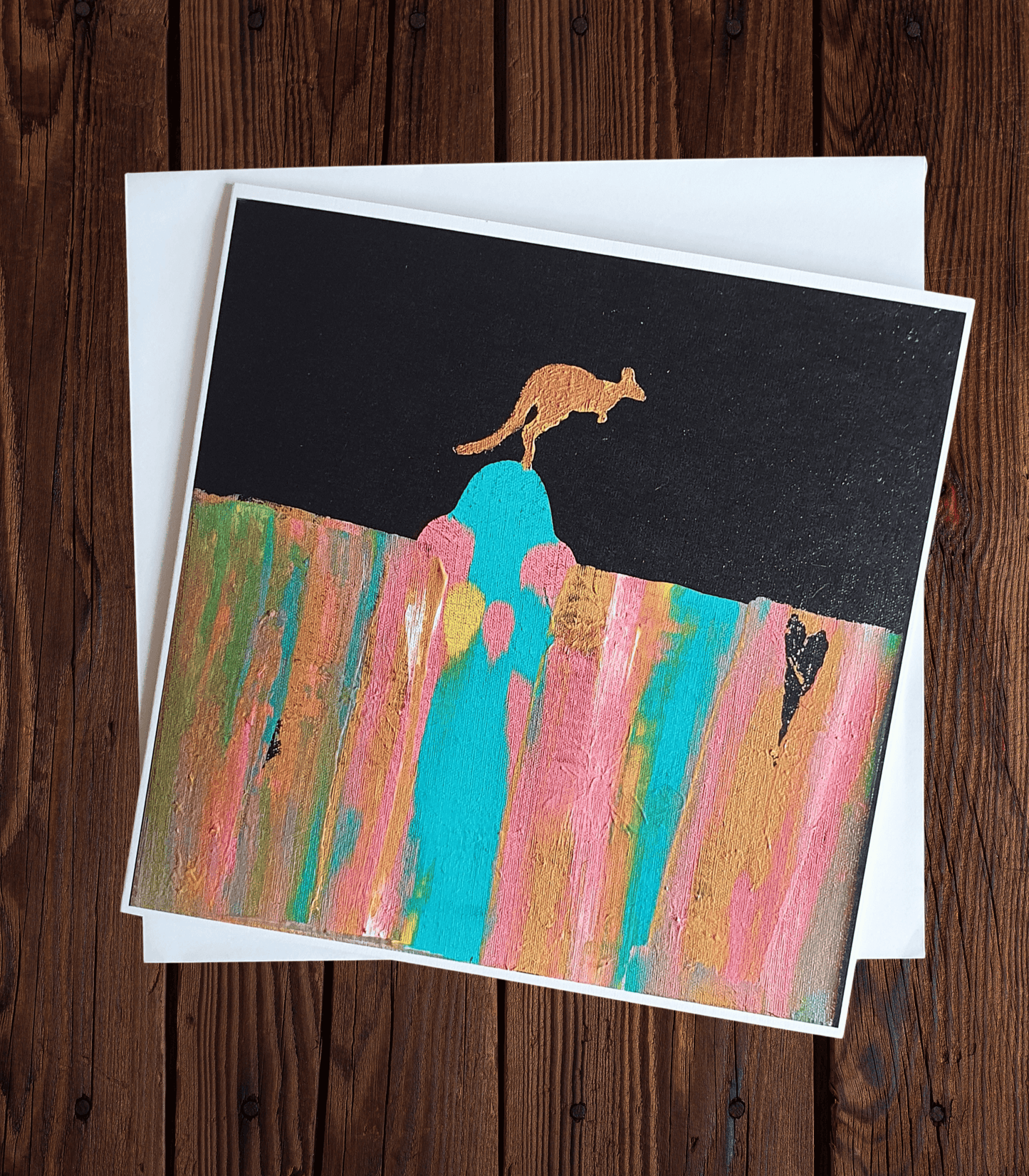 By Blu | Kangaroo Note Card