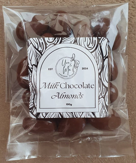 You and Me Milk Chocolate Almonds